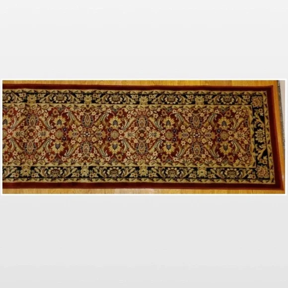 1.87’X6.91’ Red Turkish Runner Rug
